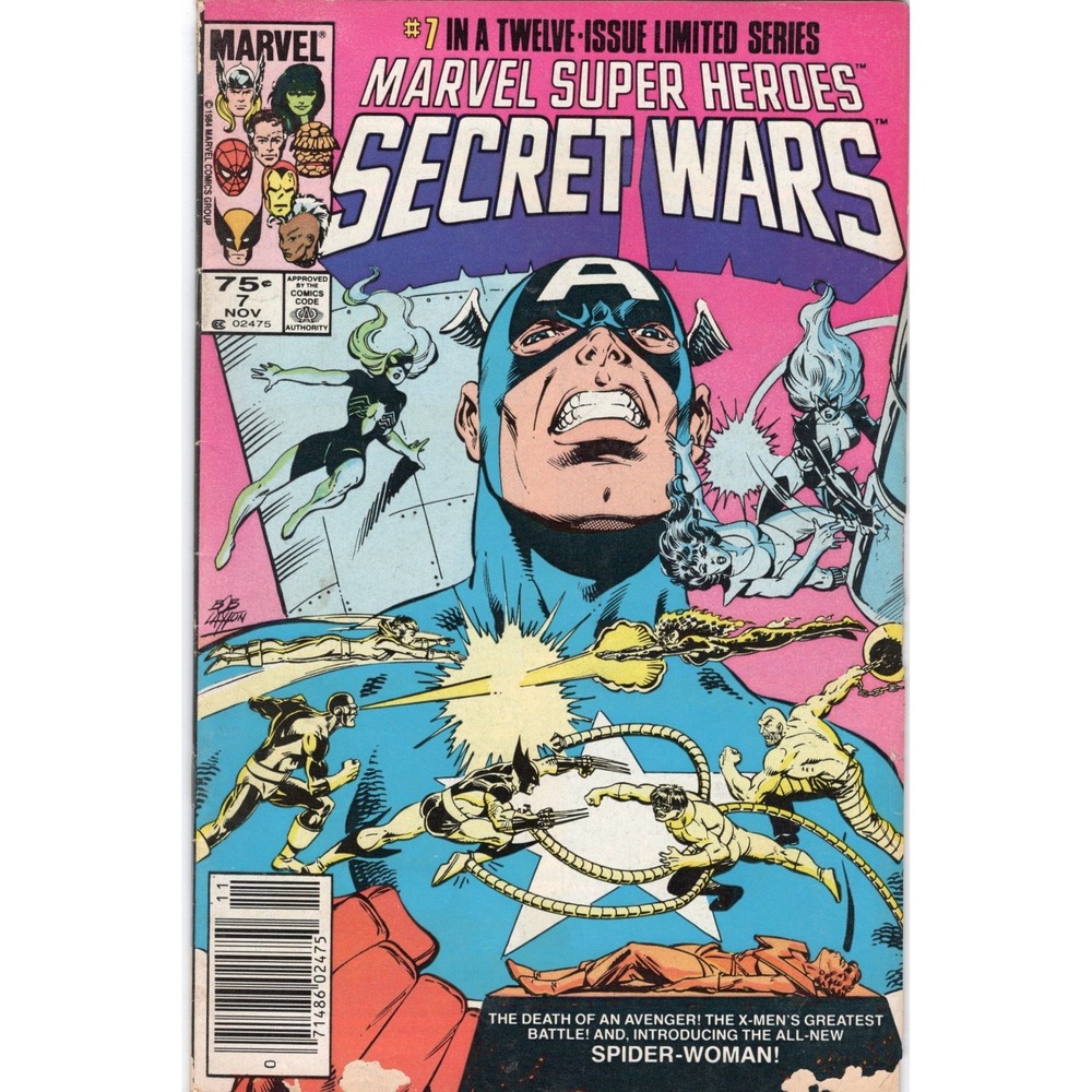Marvel Super Heroes Secret Wars #7 1984 3.0 1st App Spider-Woman Julia Carpenter